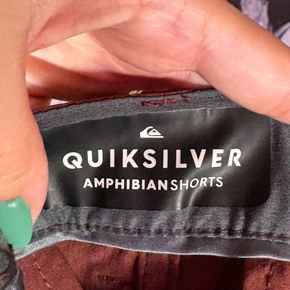 Quiksilver Amphibian Hybrid Shorts Size 32 Men's Casual Brown Surf‎ - Picture 2 of 6